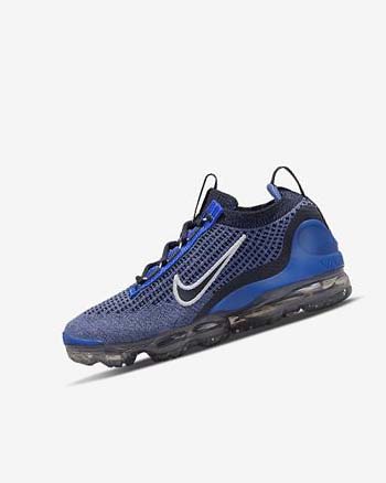 Nike Air VaporMax 2021 FK Azul Rey Blancos Grises Oscuro Negros | MX 4609